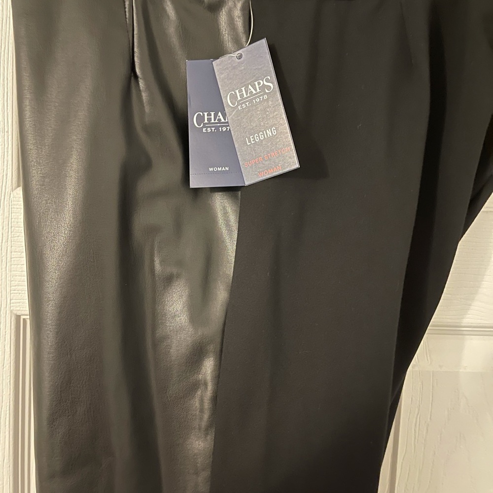 Chaps Leggings Women’s Size 2X Black